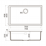 Кухонная мойка Omoikiri Yamakawa 75T-Integra-BL Tetogranit/черный, 4997281