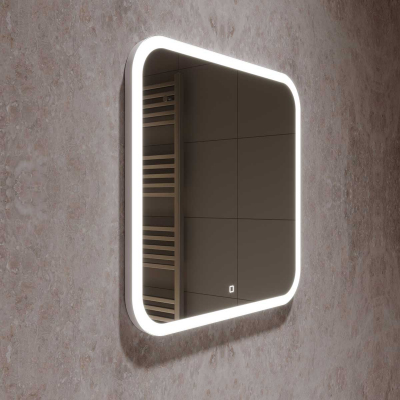 Зеркало LED VLM-2A700 700x680 c сенсорным выключателем и диммером