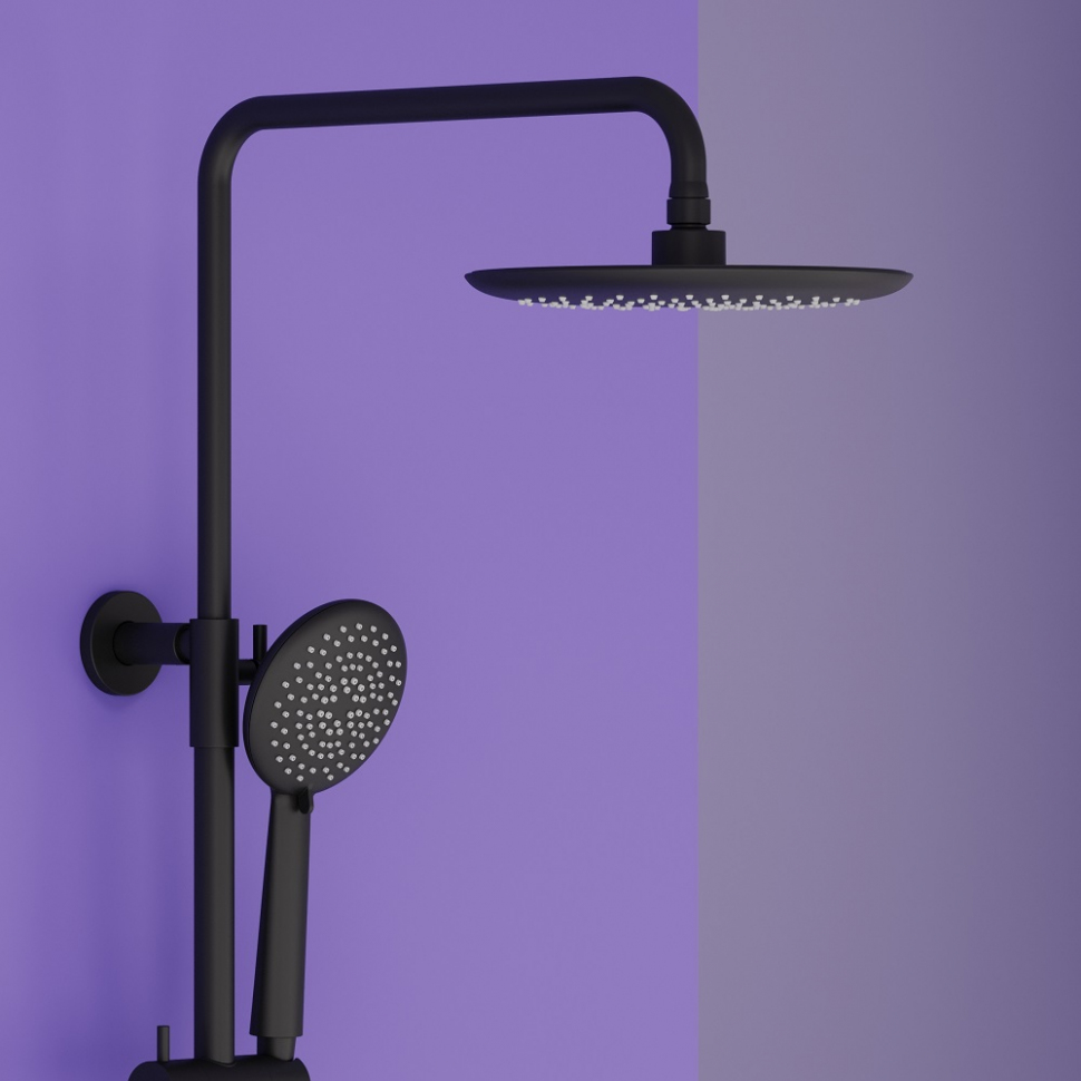 Душевая система Sancos Game с термостатом черный,SC3001MB