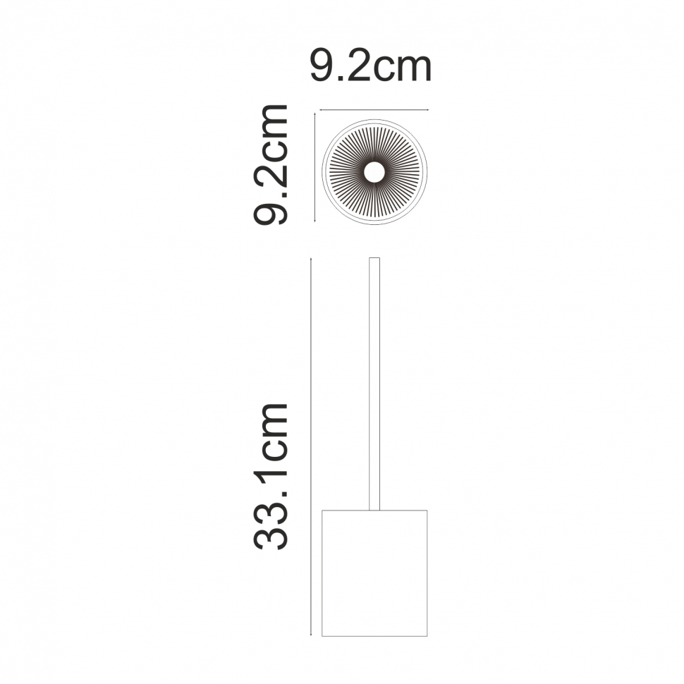 Щетка для унитаза Wasserkraft Havel K-7427