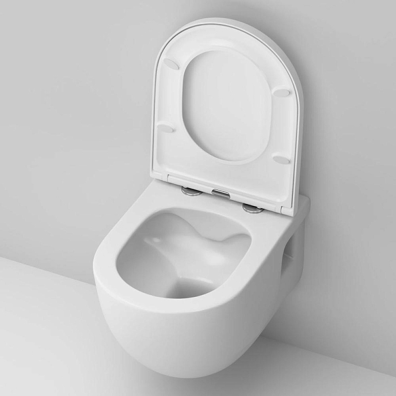 Унитаз подвесной AM.PM Like C801701SC безободковый с сиденьем микролифт. белый