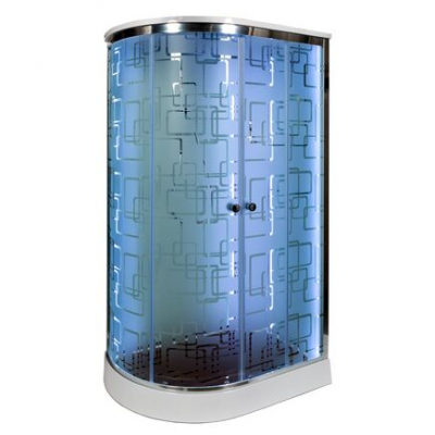 Душевая кабина AvaCan EM2012 R LED с гидромассажем 120x90 см, EM2012RLED+GM