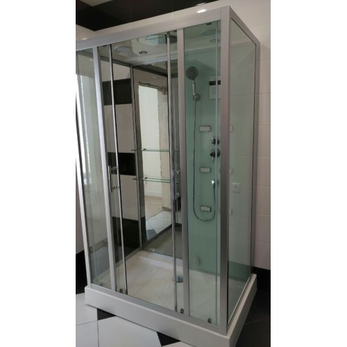 Душевая кабина Frank F-505-1 140x85 см с турецкой баней, 2457800