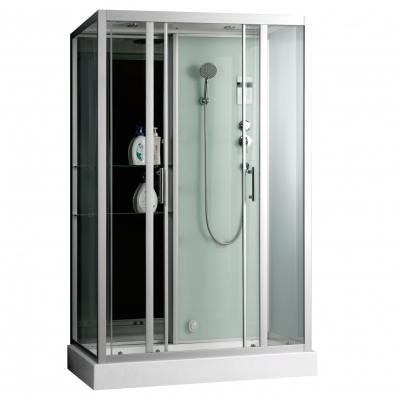 Душевая кабина Frank F-505-1 140x85 см с турецкой баней, 2457800