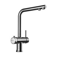 Смеситель для кухни Omoikiri Hotaru-CH-WH латунь/хром/белый, 4994051