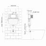 Встраиваемый смывной бачок Wasserkraft Aller 10TLT.031.ME.MB03