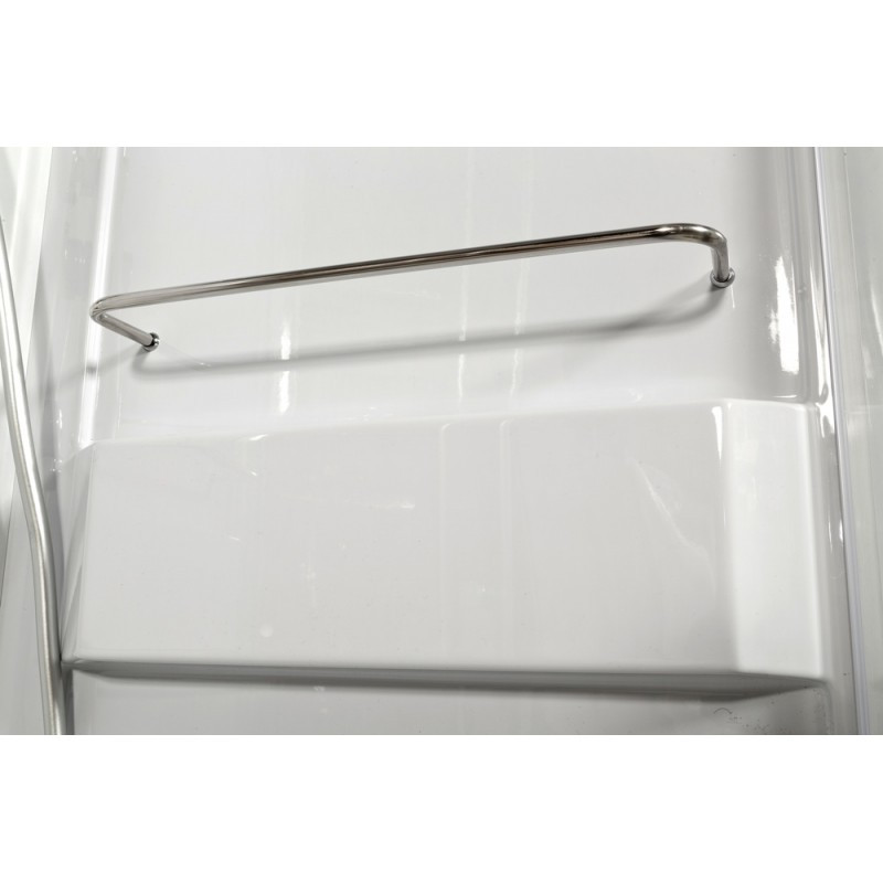 Душевая кабина DTO L 602 R LED с гидромассажем (120x80)