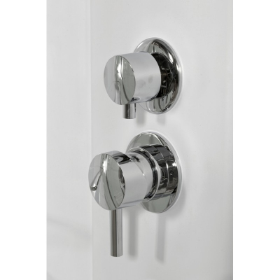 Душевая кабина DTO L 602 R LED с гидромассажем (120x80)