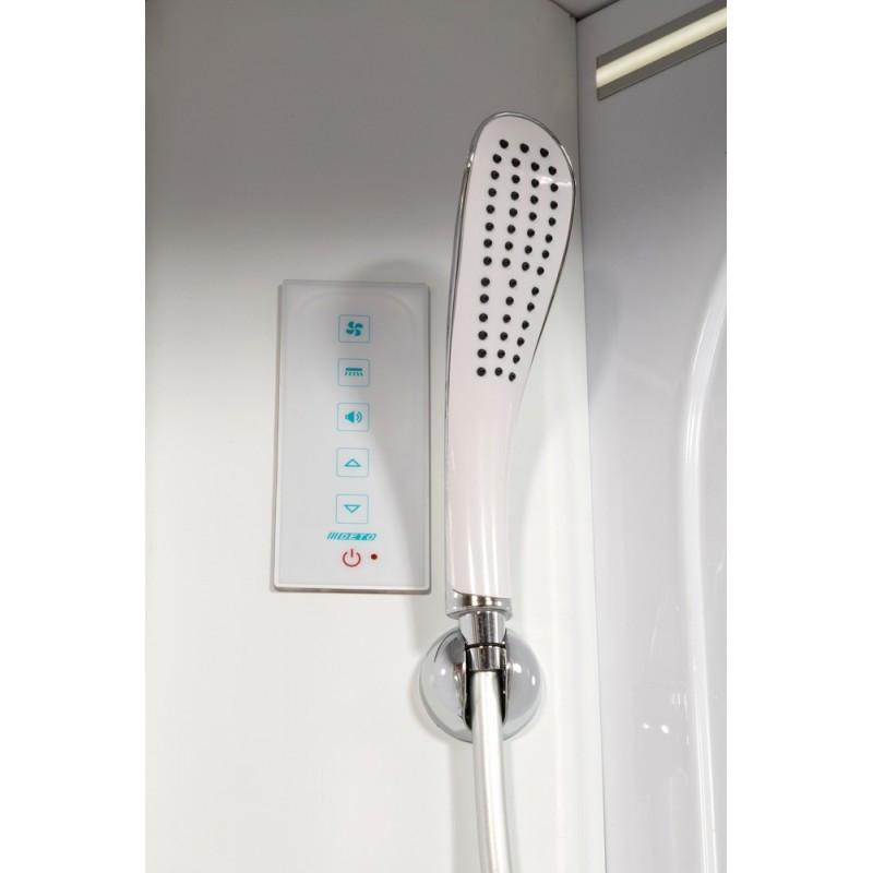 Душевая кабина DTO L 602 R LED с гидромассажем (120x80)