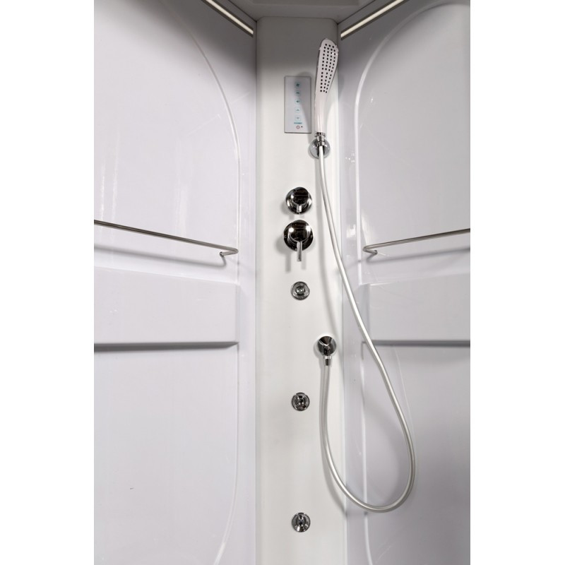 Душевая кабина DTO L 602 R LED с гидромассажем (120x80)