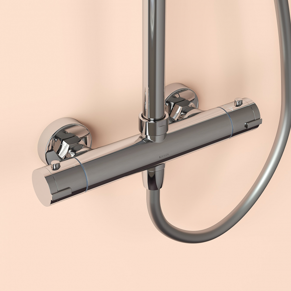 Душевая система Sancos Kanedo с термостатом хром,SC7100CH