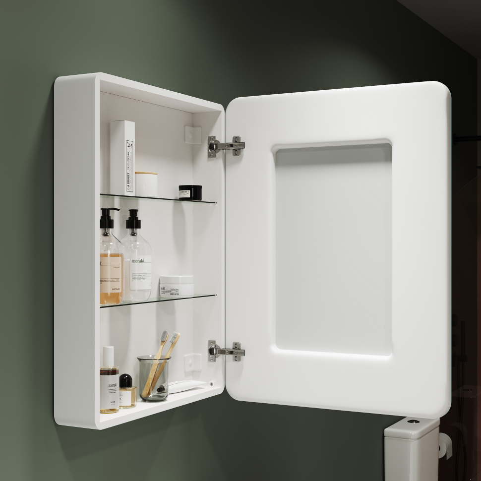 Зеркальный шкаф SANCOS Diva с подсветкой 600х150х800, DI600