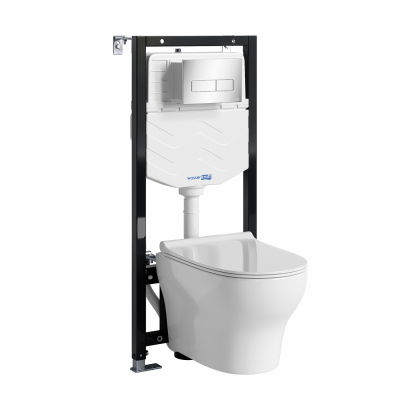 Система инсталяции с унитазом Wasserkraft Aller 10TLT.010.ME.CH03.H001