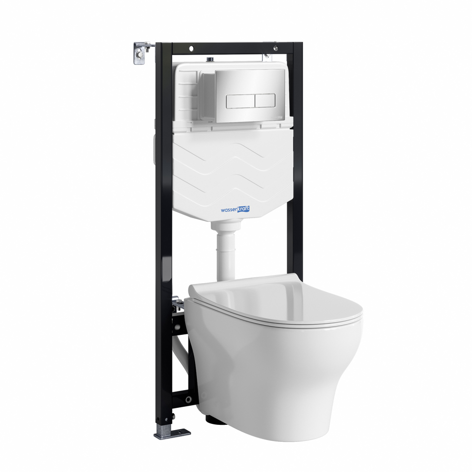 Система инсталяции с унитазом Wasserkraft Aller 10TLT.010.ME.CH03.H001