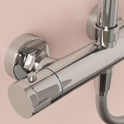 Душевая система Sancos Kanedo с термостатом хром,SC7200CH