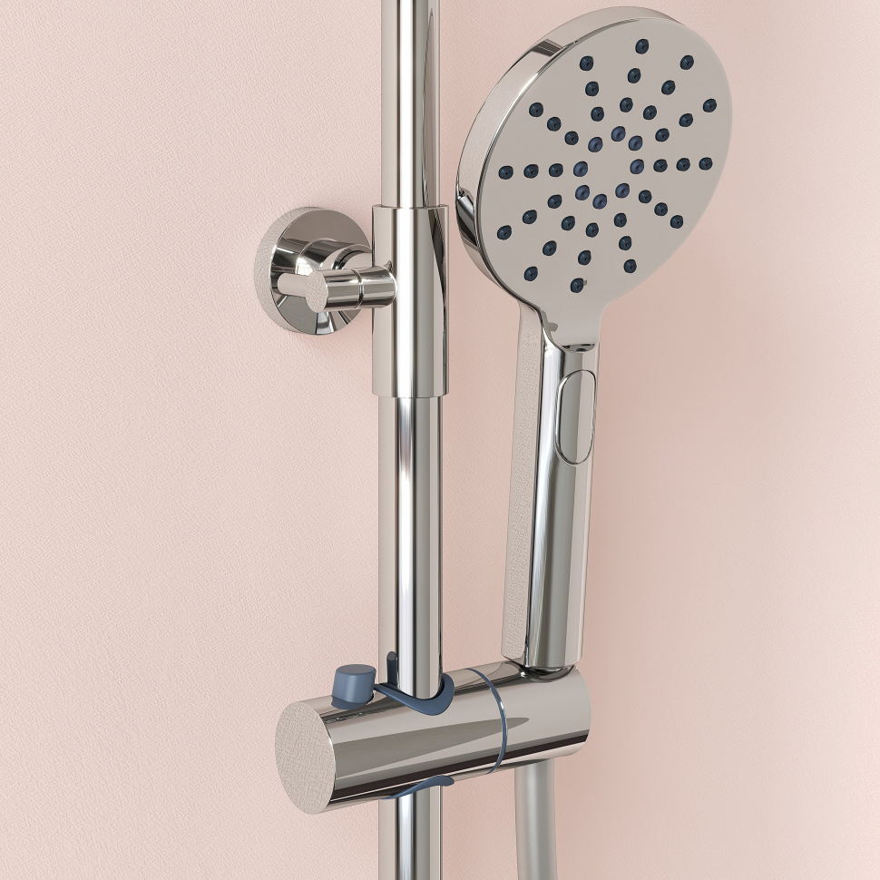 Душевая система Sancos Kanedo с термостатом хром,SC7200CH