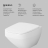 Унитаз подвесной AM.PM Inspire 2.0 C50A1700SC безободковый с сиденьем микролифт, белый