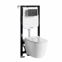 Система инсталляции с унитазом Wasserkraft Aller 10TLT.010.ME.MB02.H002