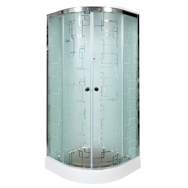 Душевая кабина DTO EM 1510 с гидромассажем (100x100)
