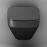 Унитаз подвесной AM.PM Inspire 2.0 C50A1700MBSC безободковый с сиденьем микролифт, черный матовый