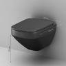 Унитаз подвесной AM.PM Inspire 2.0 C50A1700MBSC безободковый с сиденьем микролифт, черный матовый