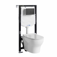 Система инсталяции с унитазом Wasserkraft Aller 10TLT.010.ME.MB02.H001