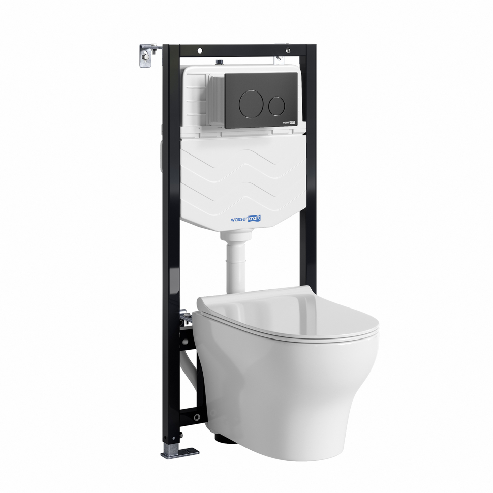 Система инсталяции с унитазом Wasserkraft Aller 10TLT.010.ME.MB02.H001