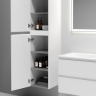 Шкаф-пенал SANCOS Snob T подвесной, Bianco 350х350х1650, PSNT35W