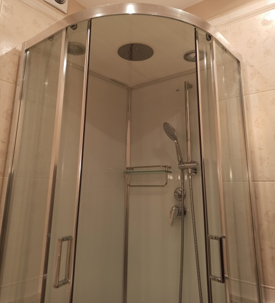 Душевая кабина Frank F410 М Brilliant 110x110 низкий поддон матовое стекло, 20082