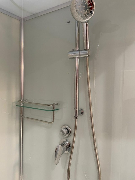 Душевая кабина Frank F410 М Brilliant 110x110 низкий поддон матовое стекло, 20082