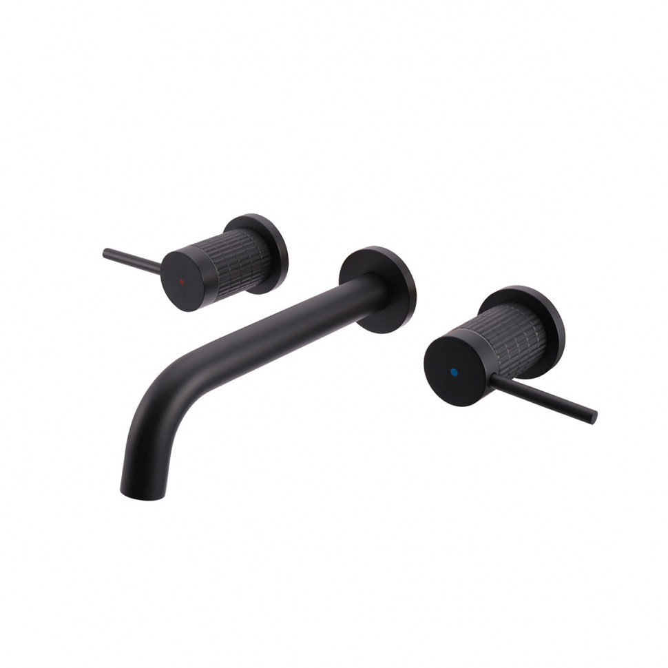 Смеситель для раковины Groove VBFW-4G1MB встраиваемый, однорычажный, черный