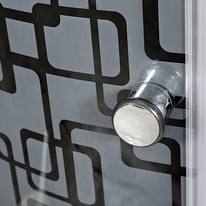 Душевая кабина DTO BM 1590 N Black с гидромассажем (90x90)