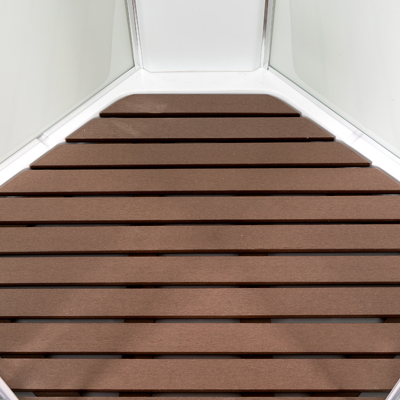 Душевая кабина DTO EM 1510 LED с гидромассажем (100x100)