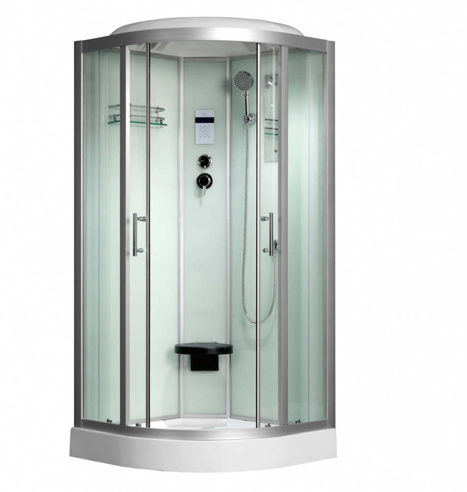 Душевая кабина Frank F-605 90x90 см с турецкой баней, 3859580