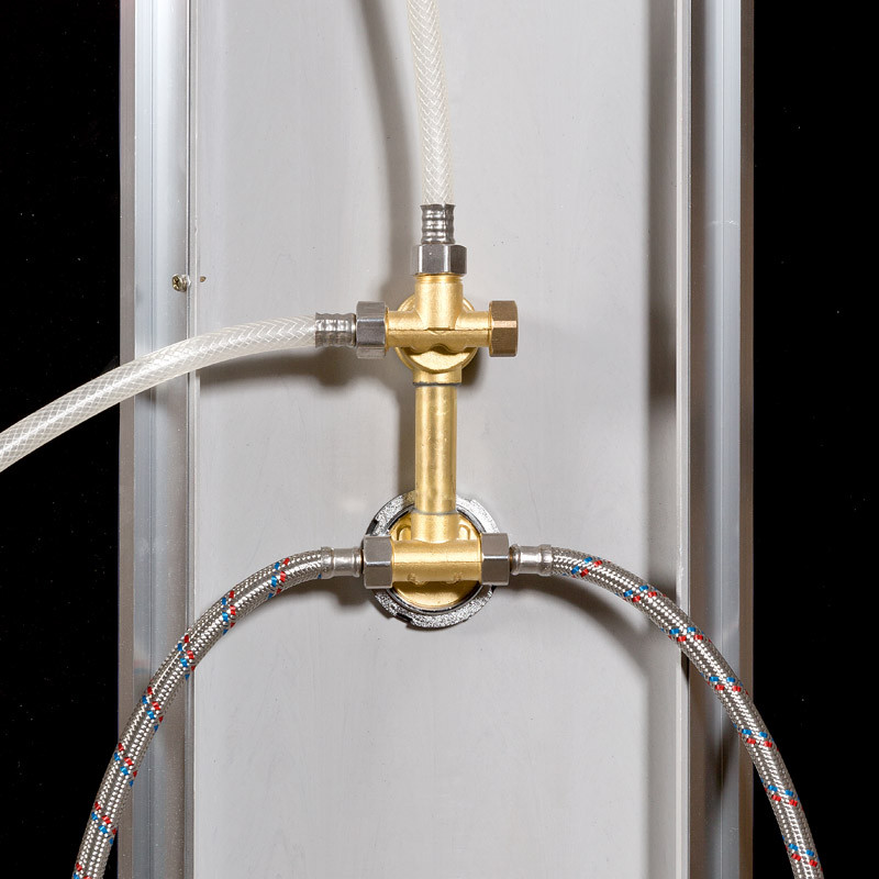 Душевая кабина DTO BM 1590 N LED Black (90x90)