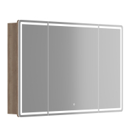Зеркальный шкаф SANCOS Mirror 1190x150х740 мм, с LED подсветкой, MI120EG