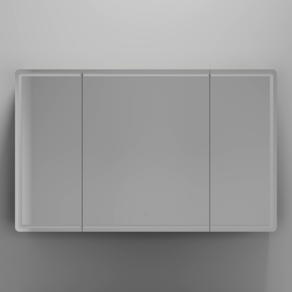 Зеркальный шкаф SANCOS Mirror 1190x150х740 мм, с LED подсветкой, MI120EG