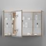 Зеркальный шкаф SANCOS Mirror 1190x150х740 мм, с LED подсветкой, MI120EG