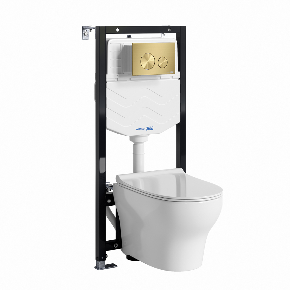 Система инсталяции с унитазом Wasserkraft Aller 10TLT.010.ME.MG02.H001