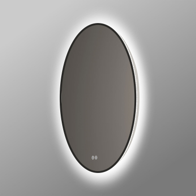 Зеркало LED VLM-3DE800B-2 800x800 c сенсорным выключателем и диммером, с функцией антизапотевания
