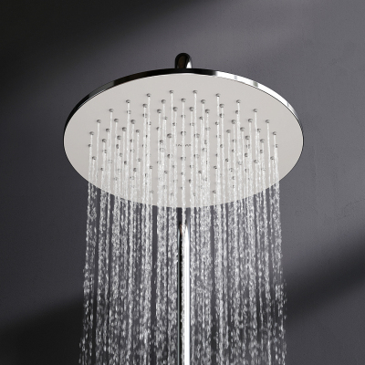 Душевая система AM.PM Inspire 2.0 F0750A500 стойка с тропическим душем, термостатом, смесителем, изливом, хром