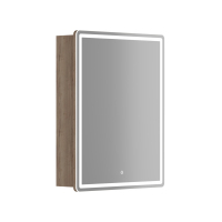 Зеркальный шкаф SANCOS Mirror 590x150х740 мм, с LED подсветкой, MI60EG