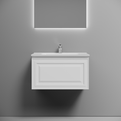 Тумба подвесная SANCOS Very 690х445х406, c одним ящиком оснащенным доводчиками, Bianco ,VR70W