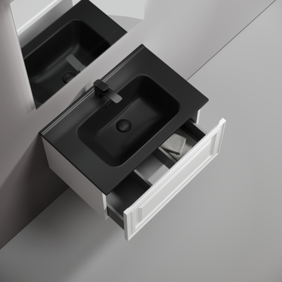 Тумба подвесная SANCOS Very 690х445х406, c одним ящиком оснащенным доводчиками, Bianco ,VR70W