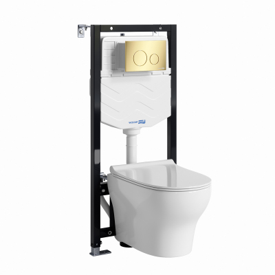 Система инсталяции с унитазом Wasserkraft Aller 10TLT.010.ME.PG02.H001