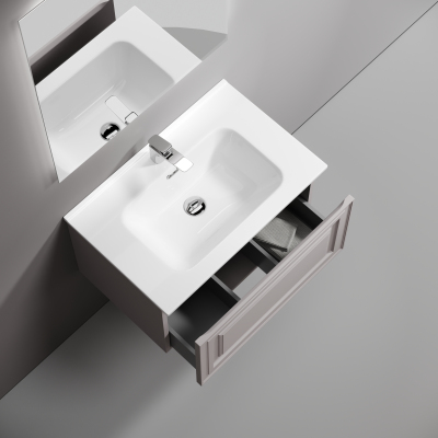 Тумба подвесная SANCOS Very 690х445х406, c одним ящиком оснащенным доводчиками, Doha Soft ,VR70SM