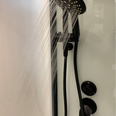 Душевая кабина Frank F418R Black 100х80 см правосторонняя, 914814