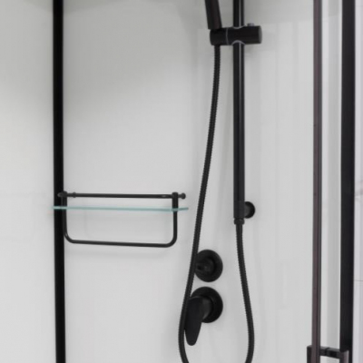 Душевая кабина Frank F418R Black 100х80 см правосторонняя, 914814