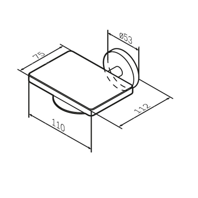 Набор аксессуаров AM.PM X-Joy золото (стакан, крючок, мыльница)