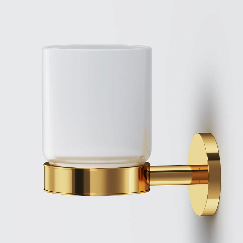 Набор аксессуаров AM.PM X-Joy золото (стакан, крючок, мыльница)